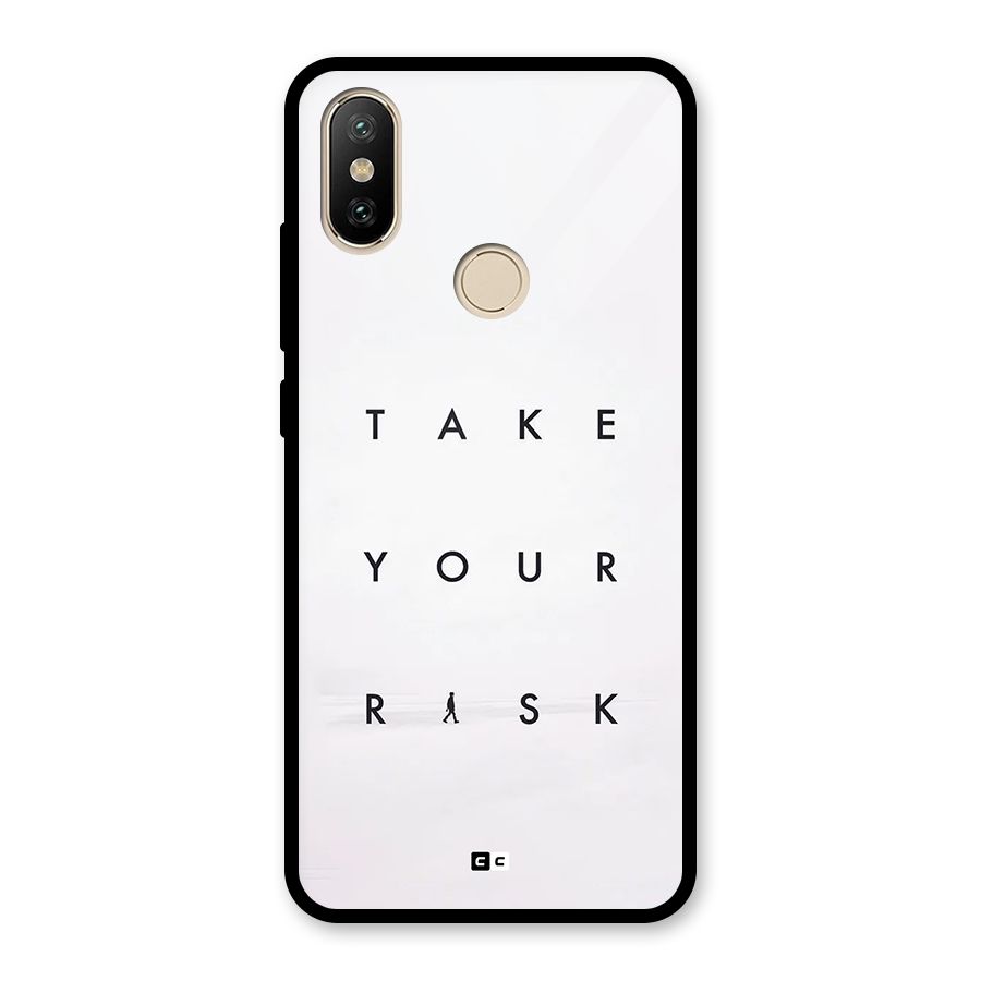 Take Your Risk Glass Back Case for Redmi A2