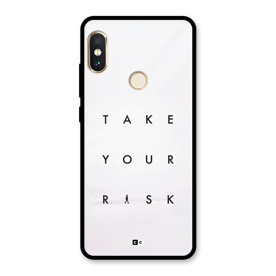 Take Your Risk Glass Back Case for Redmi Note 5 Pro
