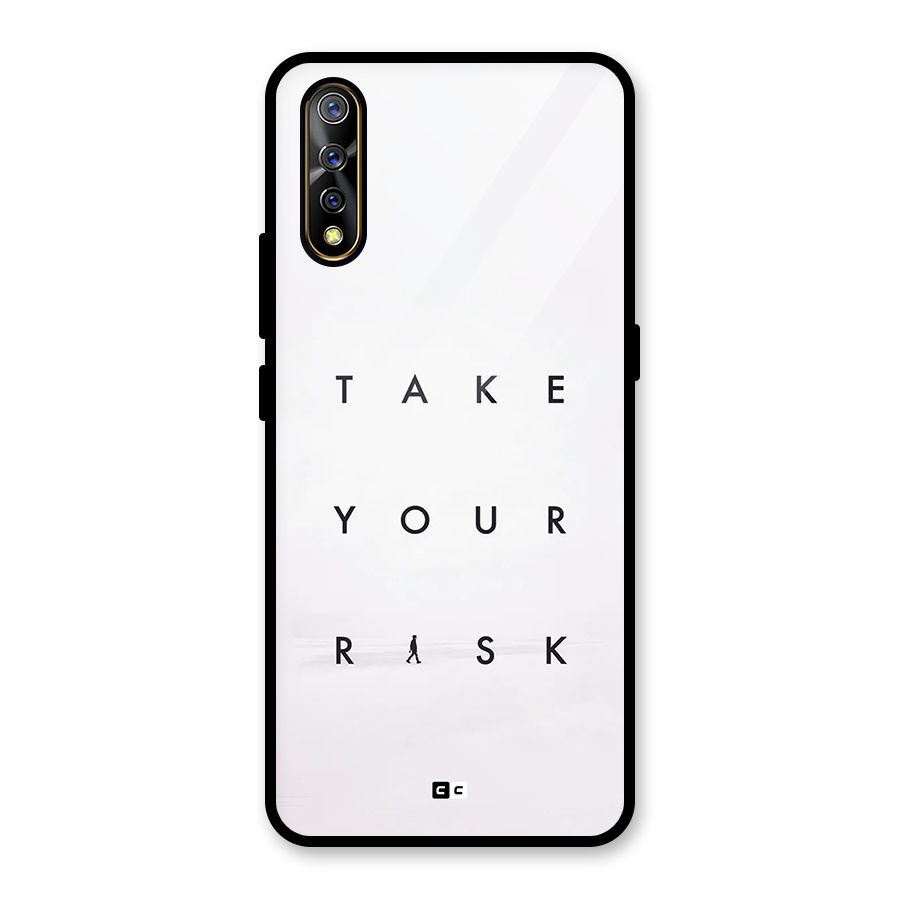 Take Your Risk Glass Back Case for Vivo S1