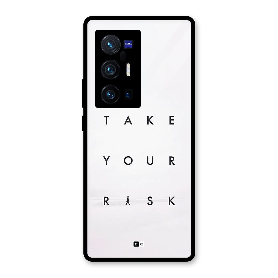Take Your Risk Glass Back Case for Vivo X70 Pro Plus