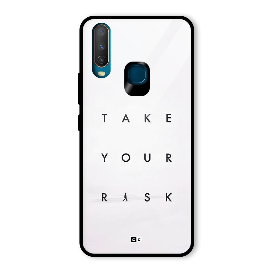 Take Your Risk Glass Back Case for Vivo Y15