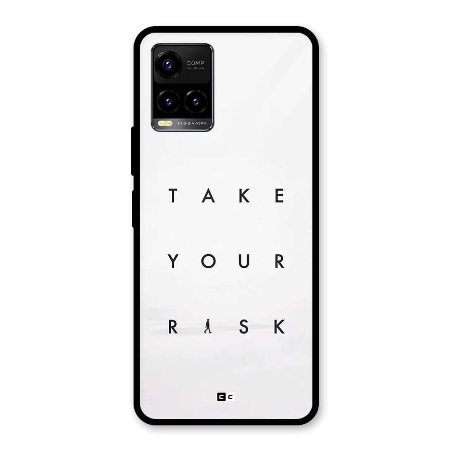 Take Your Risk Glass Back Case for Vivo Y33s