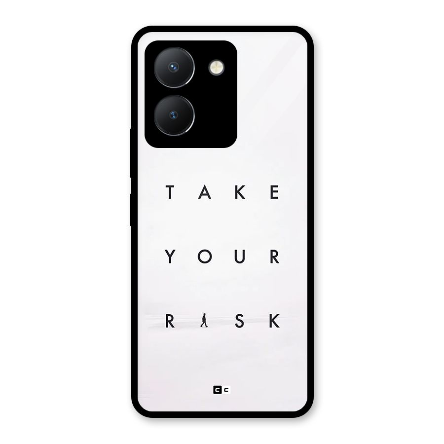 Take Your Risk Glass Back Case for Vivo Y36