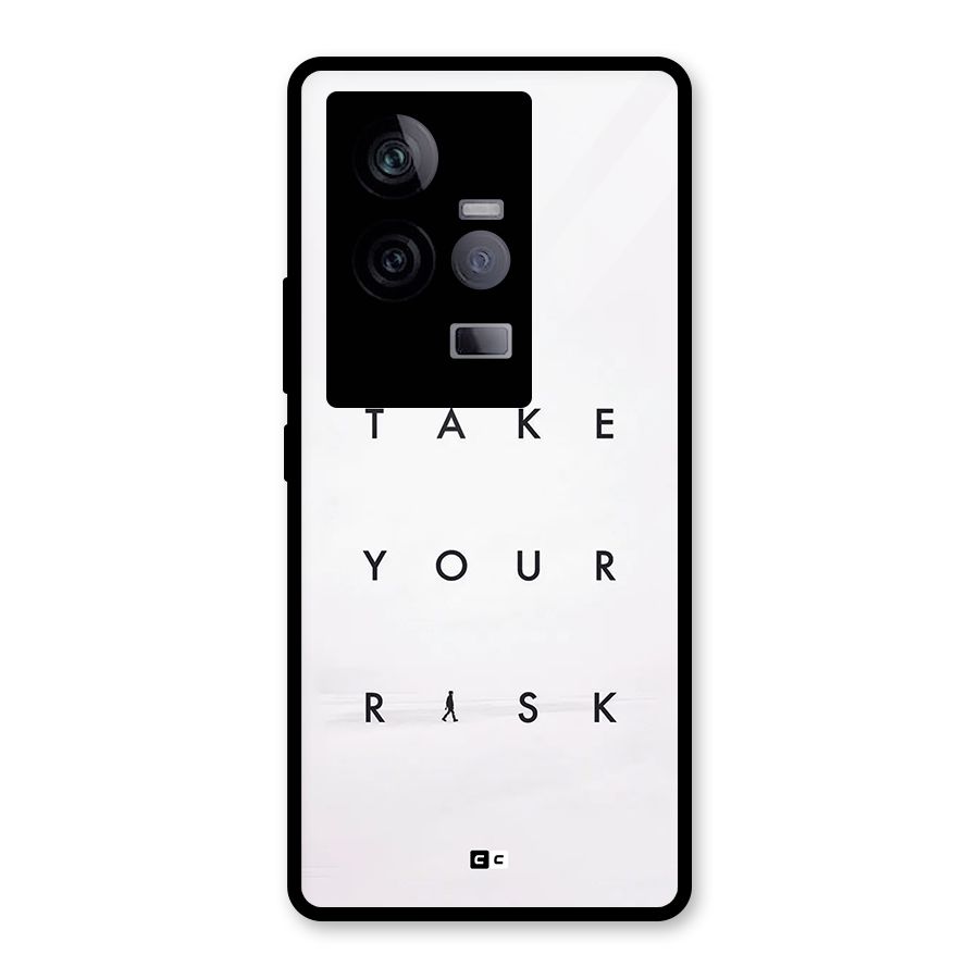Take Your Risk Glass Back Case for Vivo iQOO 11 5G