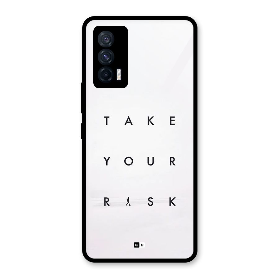 Take Your Risk Glass Back Case for Vivo iQOO 7 5G
