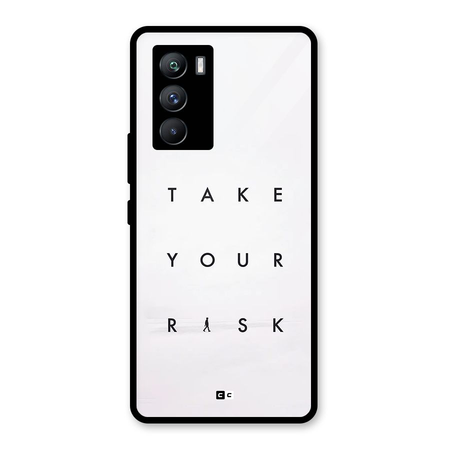 Take Your Risk Glass Back Case for Vivo iQOO 9 SE
