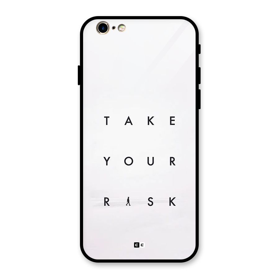 Take Your Risk Glass Back Case for iPhone 6 6S