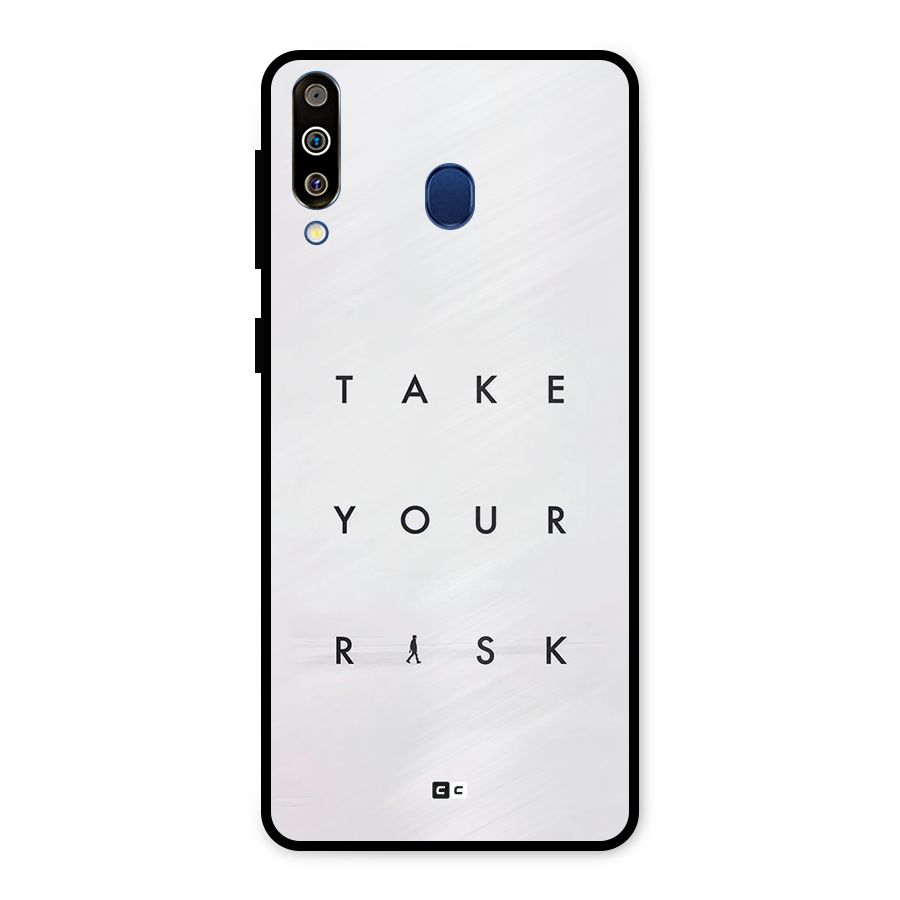Take Your Risk Metal Back Case for Galaxy M30
