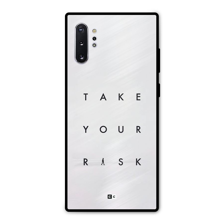 Take Your Risk Metal Back Case for Galaxy Note 10 Plus