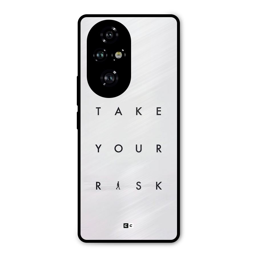 Take Your Risk Metal Back Case for Honor 200 Pro