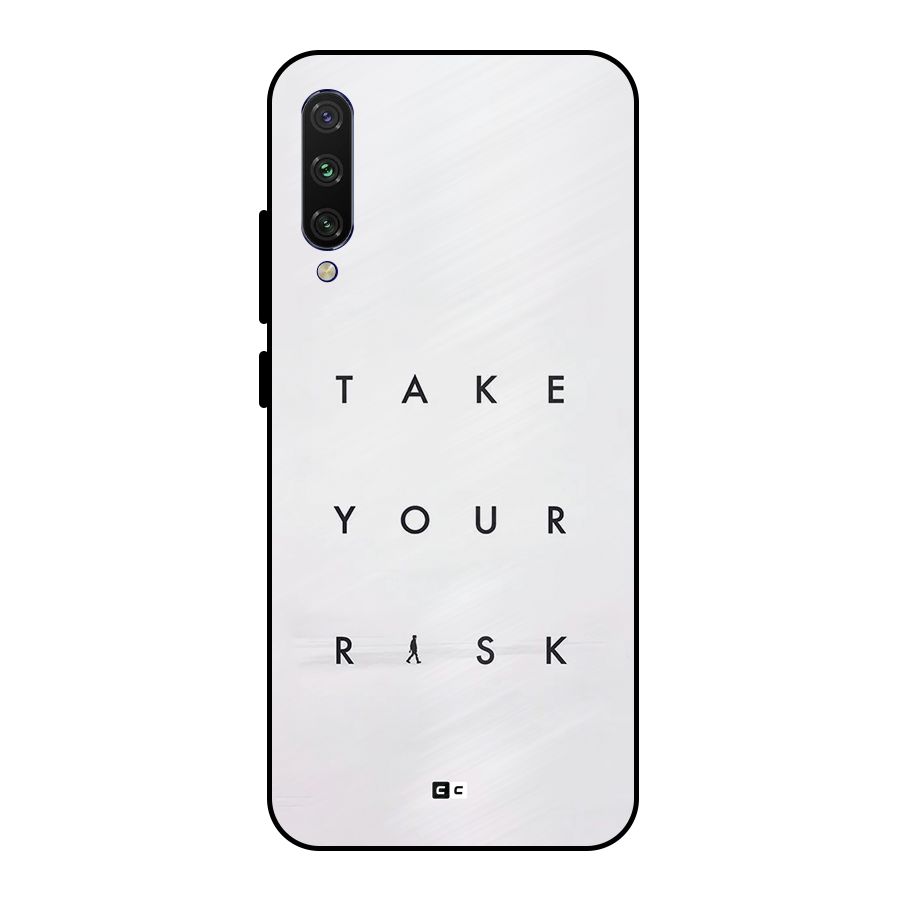 Take Your Risk Metal Back Case for Mi A3