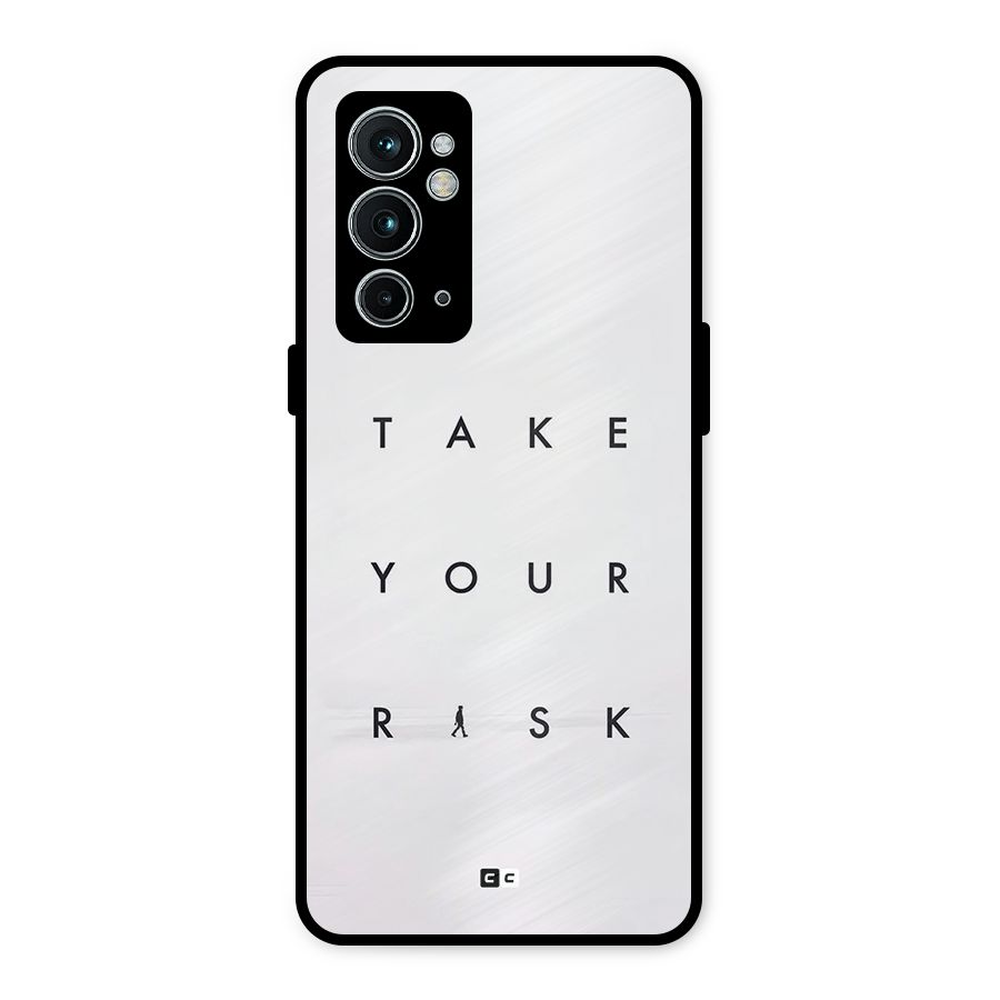 Take Your Risk Metal Back Case for OnePlus 9RT 5G