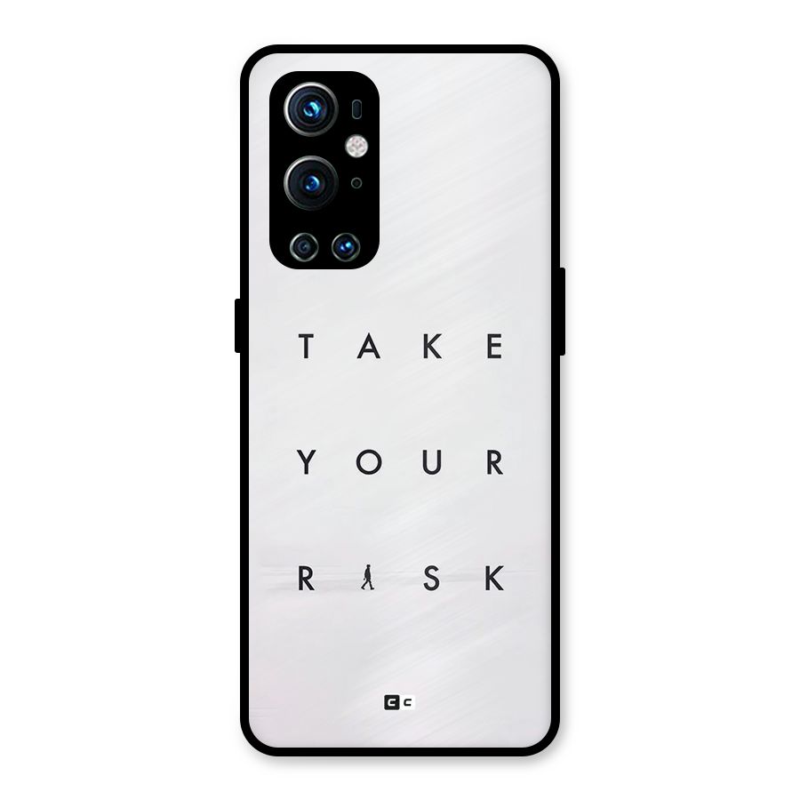 Take Your Risk Metal Back Case for OnePlus 9 Pro