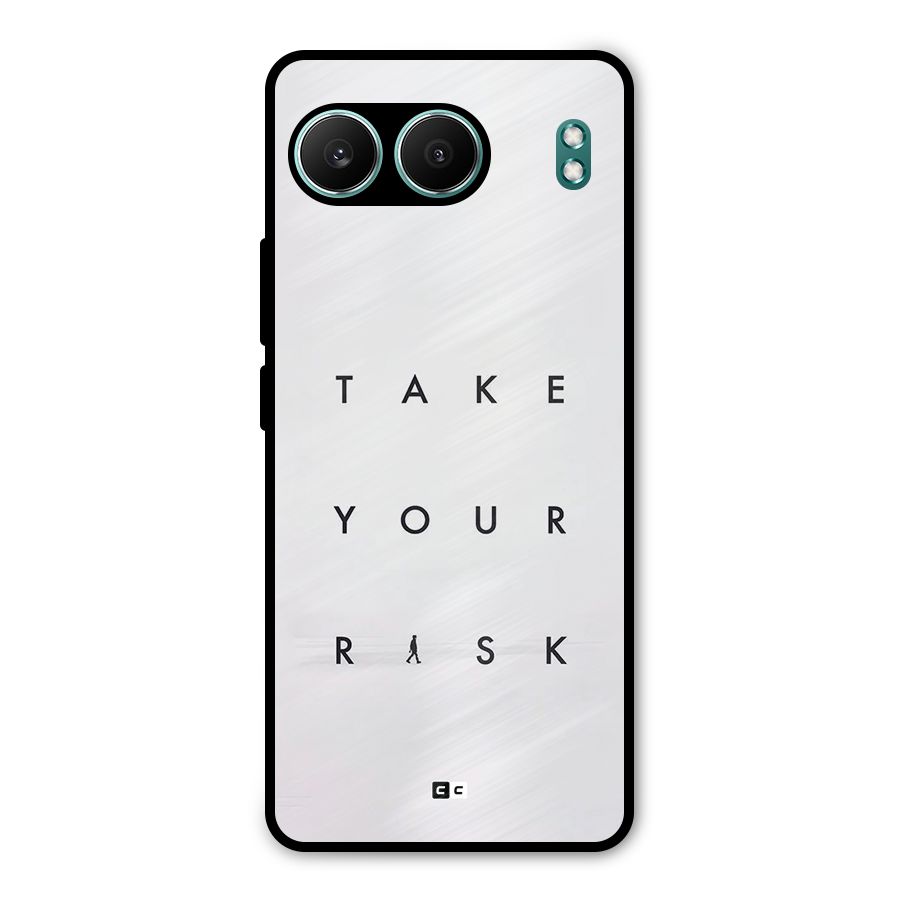 Take Your Risk Metal Back Case for OnePlus Nord 4