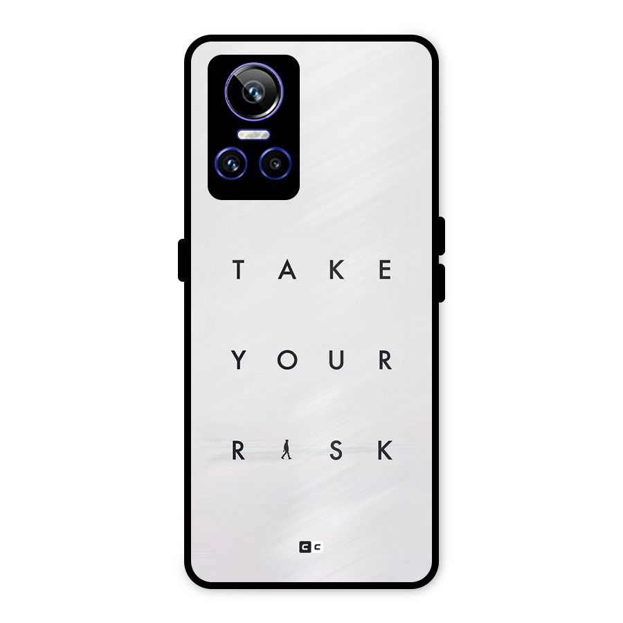 Take Your Risk Metal Back Case for Realme GT Neo 3