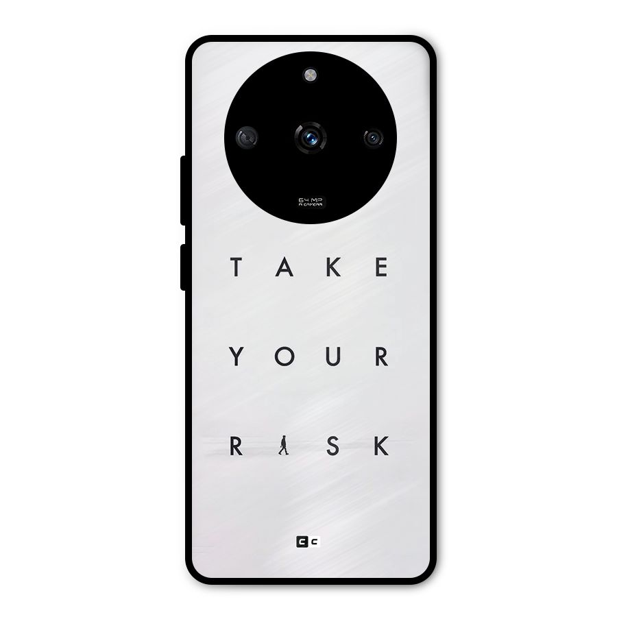 Take Your Risk Metal Back Case for Realme Narzo 60 5G