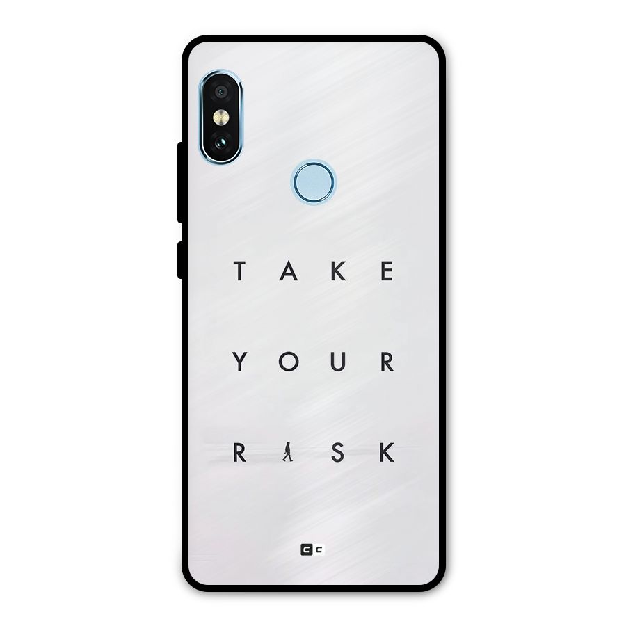 Take Your Risk Metal Back Case for Redmi Note 5 Pro