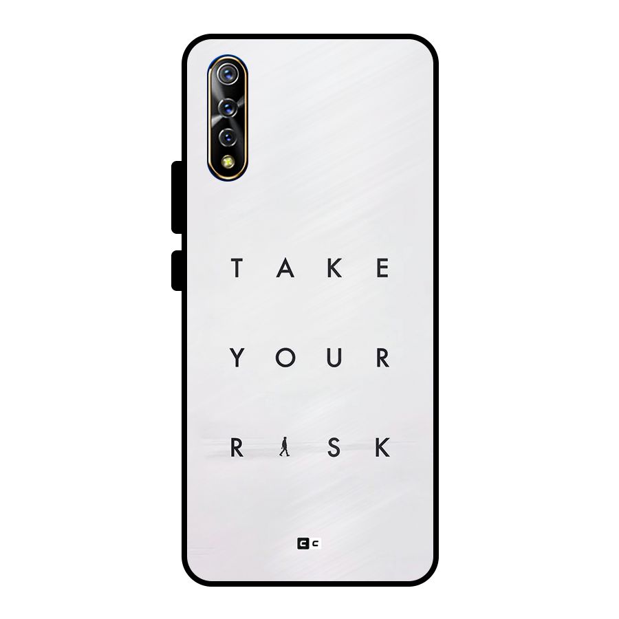 Take Your Risk Metal Back Case for Vivo S1