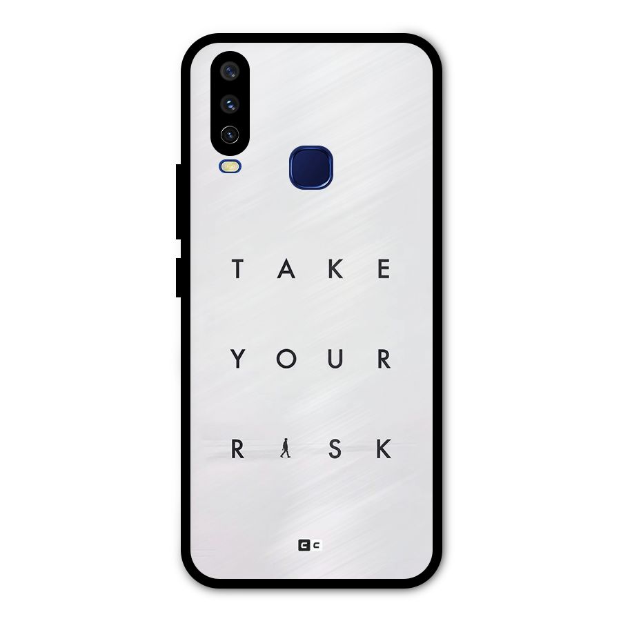 Take Your Risk Metal Back Case for Vivo U10