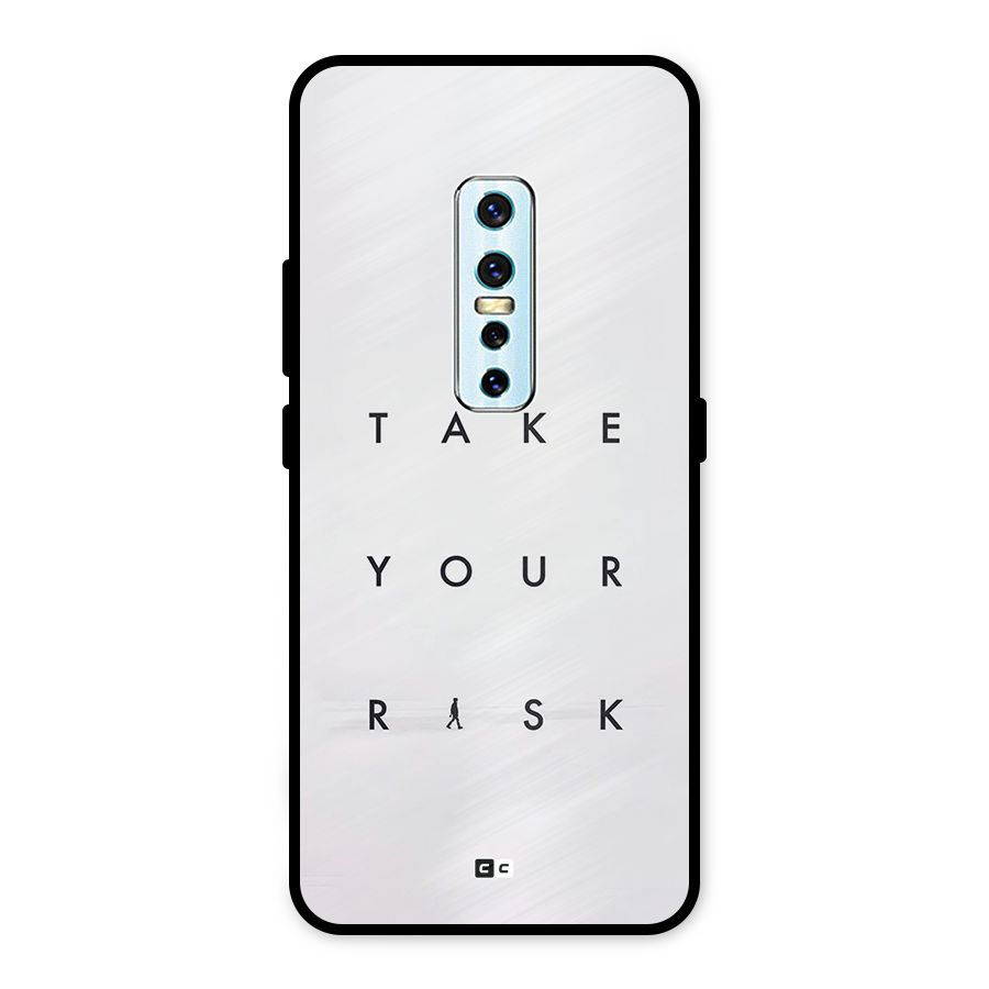 Take Your Risk Metal Back Case for Vivo V17 Pro