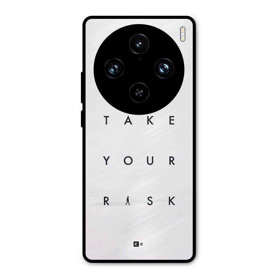 Take Your Risk Metal Back Case for Vivo X100 Pro
