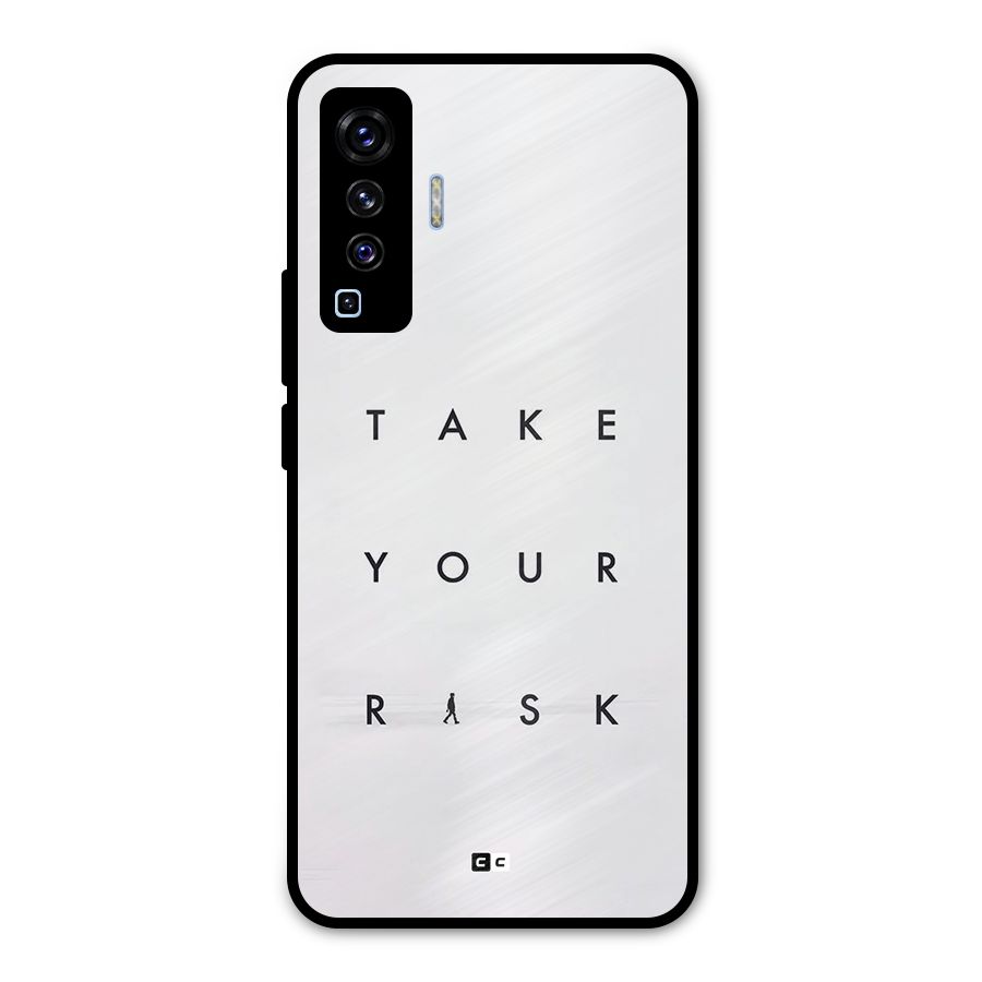 Take Your Risk Metal Back Case for Vivo X50