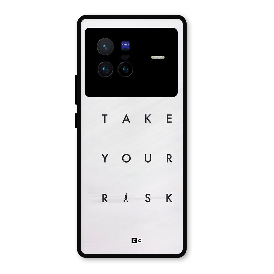 Take Your Risk Metal Back Case for Vivo X80