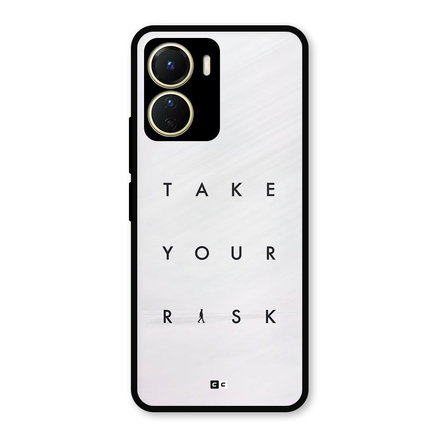 Take Your Risk Metal Back Case for Vivo Y16