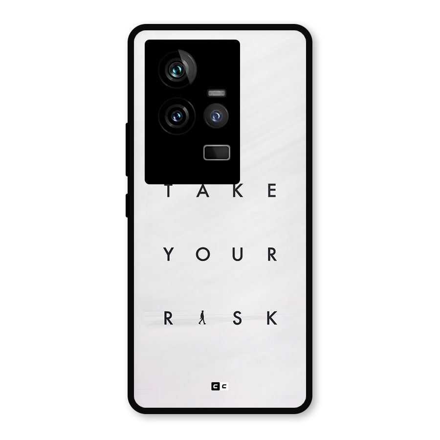 Take Your Risk Metal Back Case for iQOO 11 5G