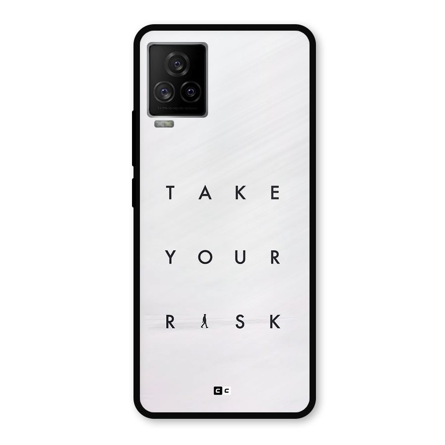 Take Your Risk Metal Back Case for iQOO 7 Legend 5G