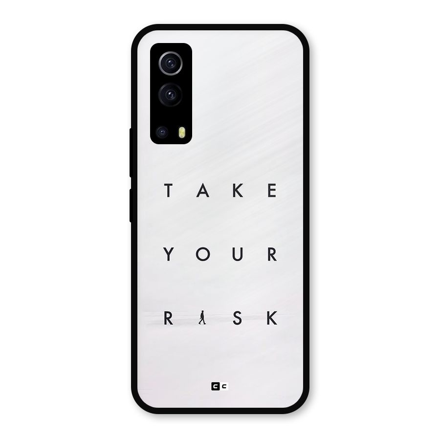 Take Your Risk Metal Back Case for iQOO Z3