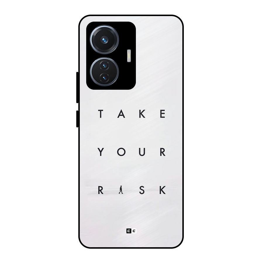 Take Your Risk Metal Back Case for iQOO Z6 44W