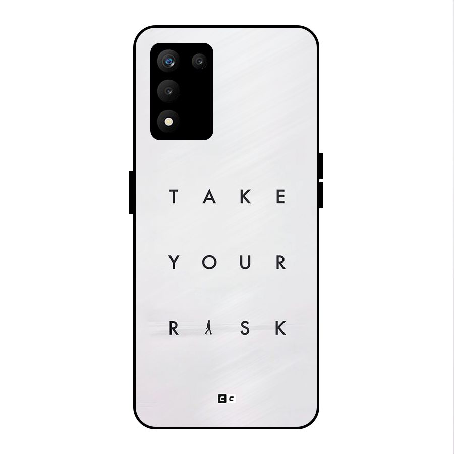 Take Your Risk Metal Back Case for realme 9 5G SE