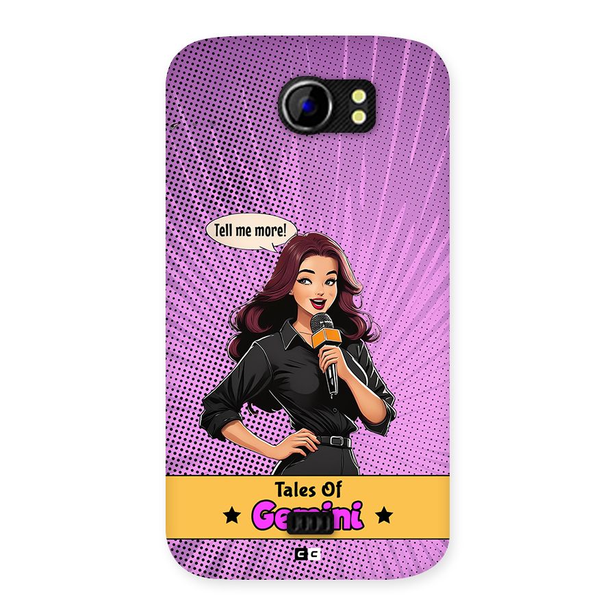 Tales Of Gemini Back Case for Canvas 2 A110