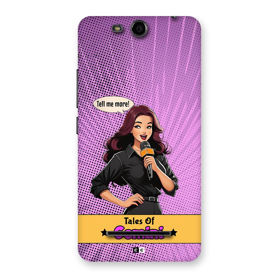 Tales Of Gemini Back Case for Canvas Juice 3 Q392