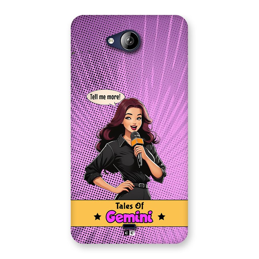 Tales Of Gemini Back Case for Canvas Play Q355