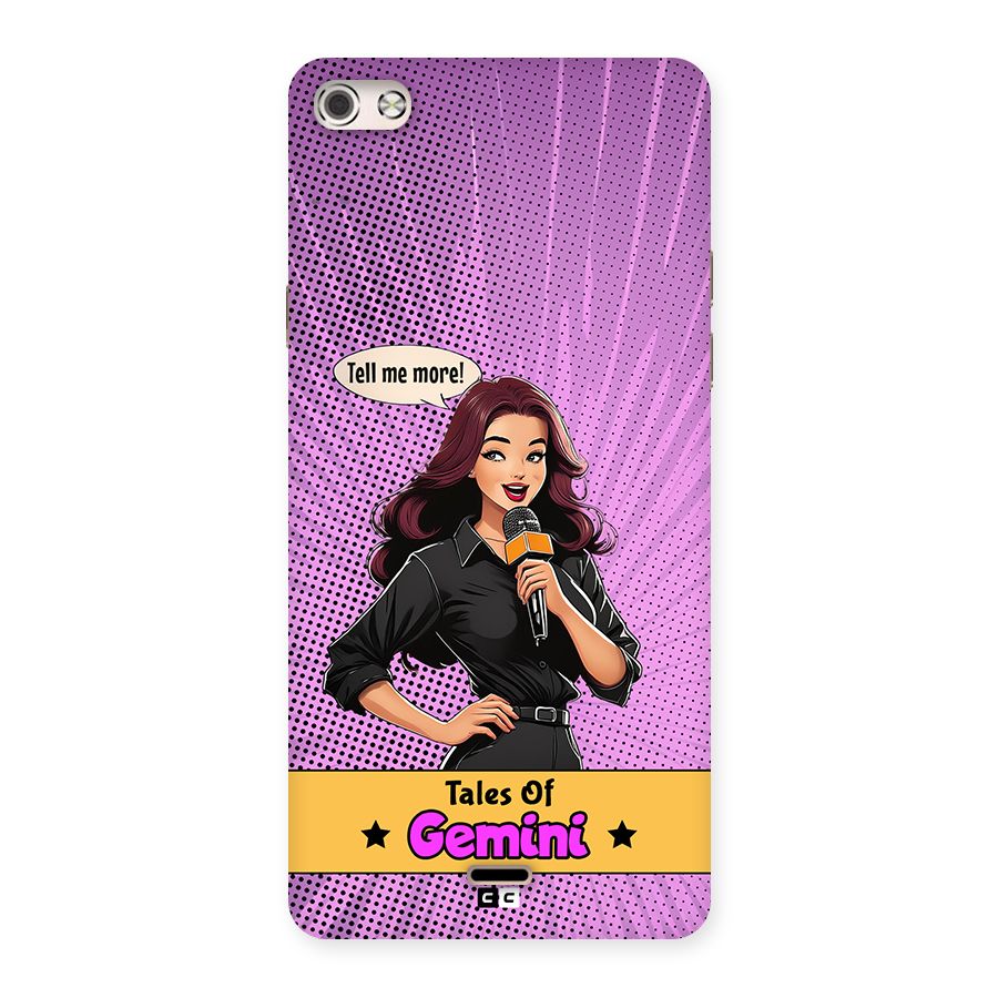 Tales Of Gemini Back Case for Canvas Silver 5