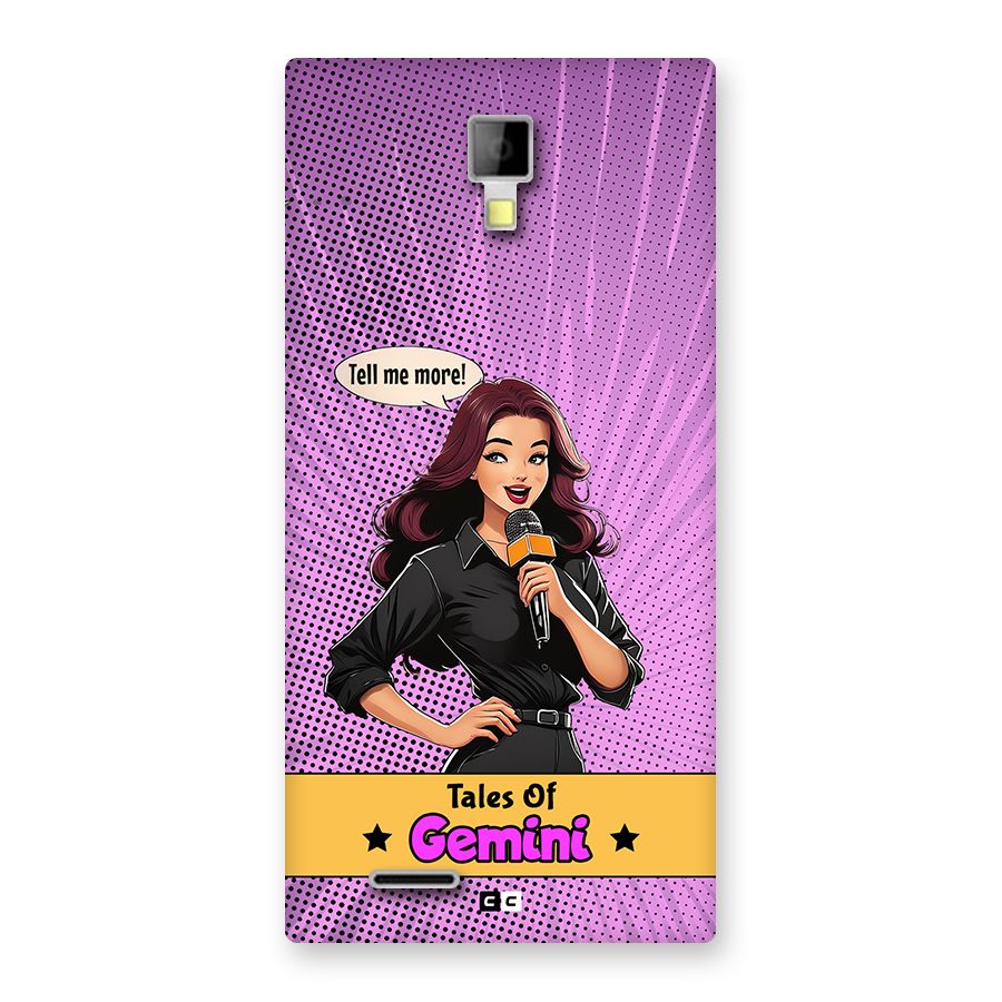 Tales Of Gemini Back Case for Canvas Xpress A99