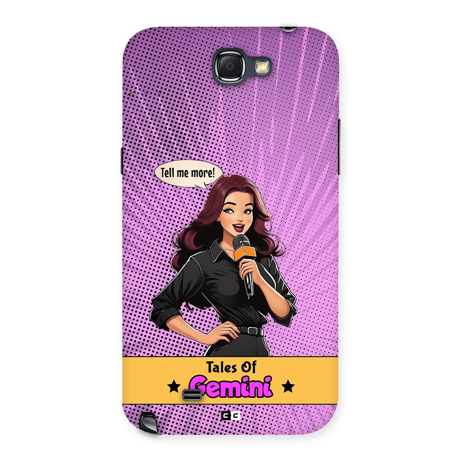 Tales Of Gemini Back Case for Galaxy Note 2