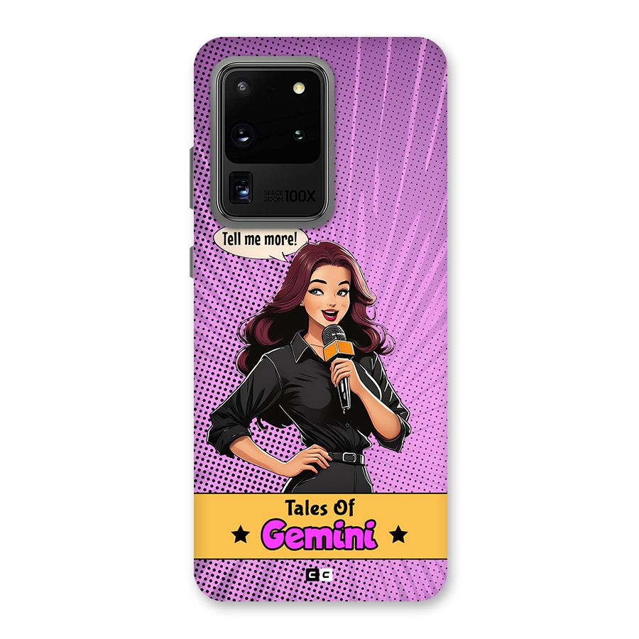 Tales Of Gemini Back Case for Galaxy S20 Ultra