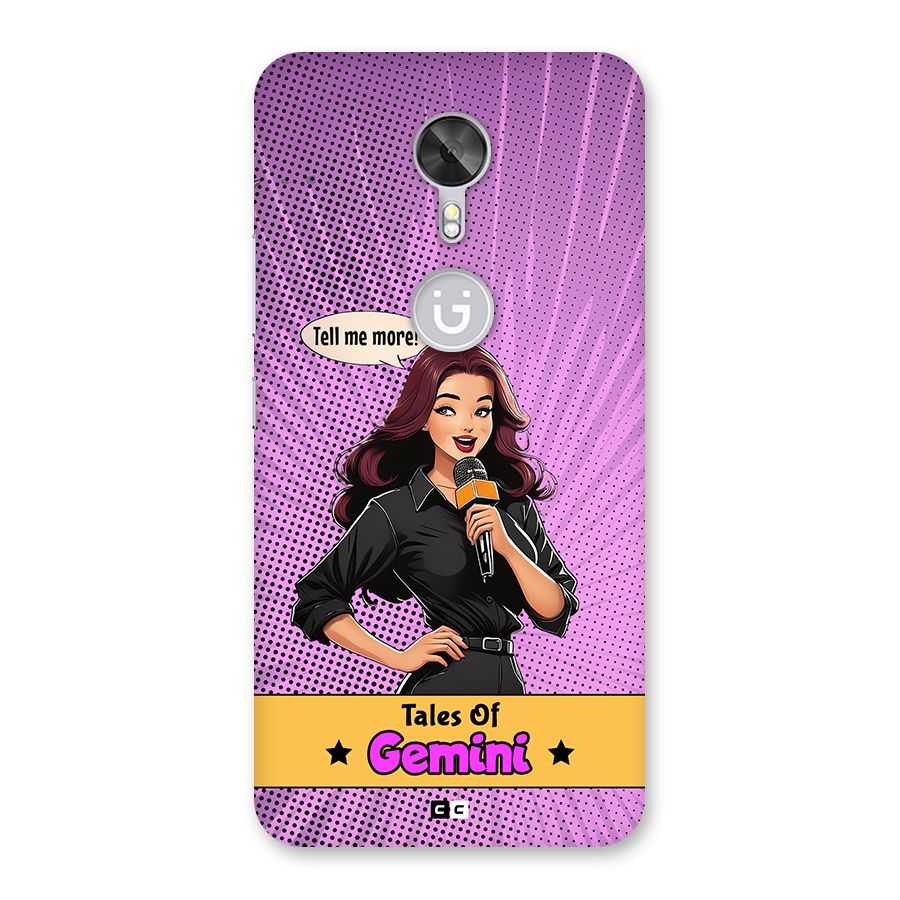 Tales Of Gemini Back Case for Gionee A1