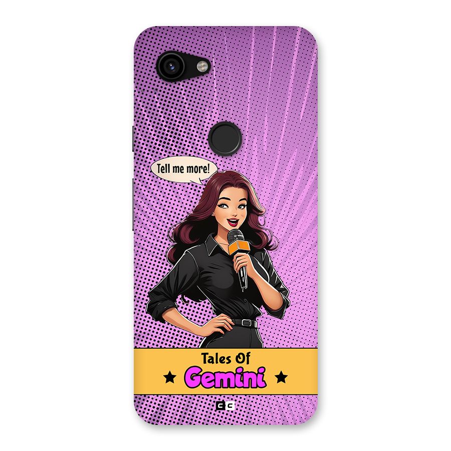 Tales Of Gemini Back Case for Google Pixel 3a