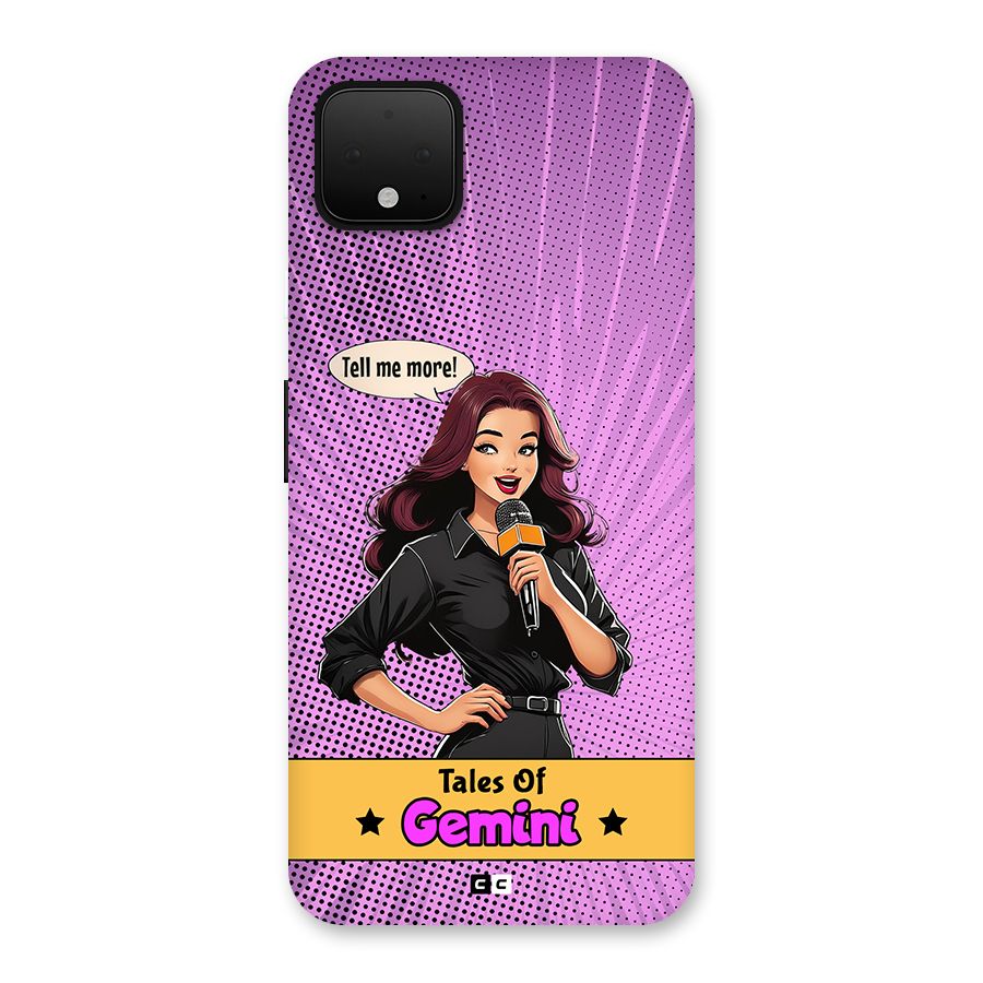 Tales Of Gemini Back Case for Google Pixel 4 XL