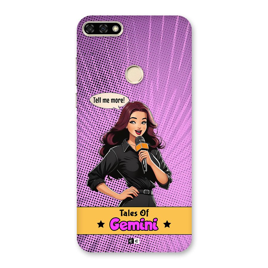 Tales Of Gemini Back Case for Honor 7A