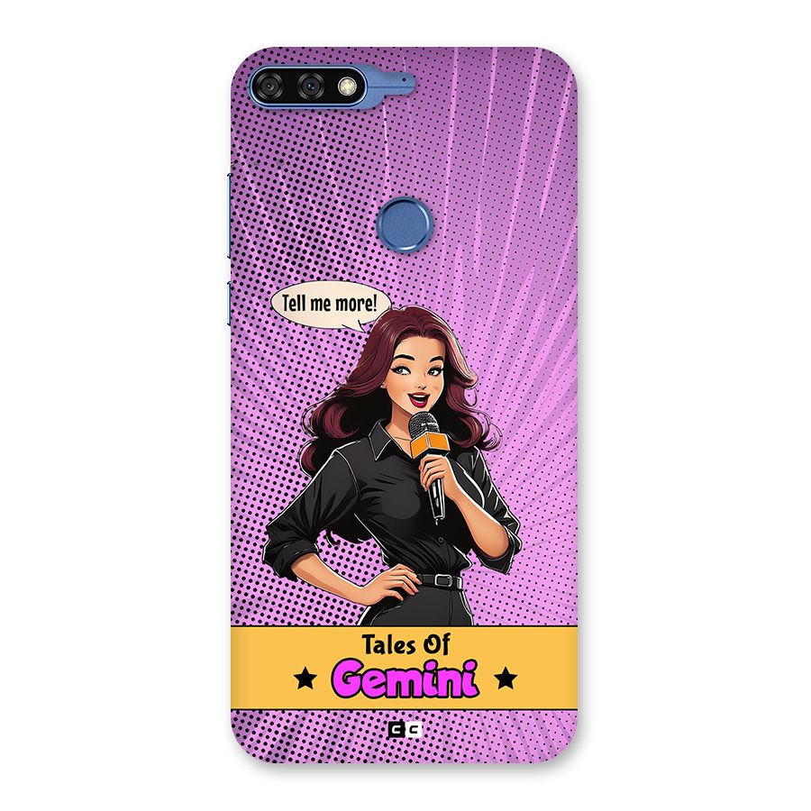Tales Of Gemini Back Case for Honor 7C