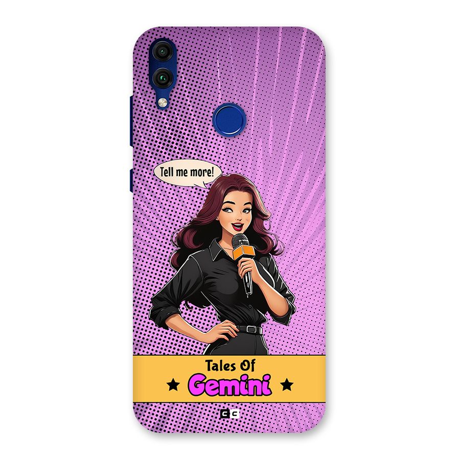 Tales Of Gemini Back Case for Honor 8C