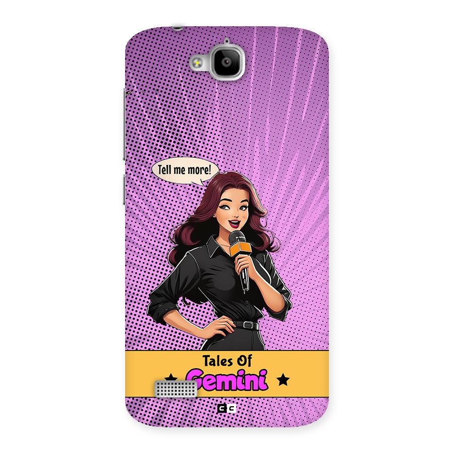 Tales Of Gemini Back Case for Honor Holly