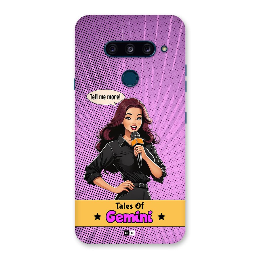 Tales Of Gemini Back Case for LG  V40 ThinQ