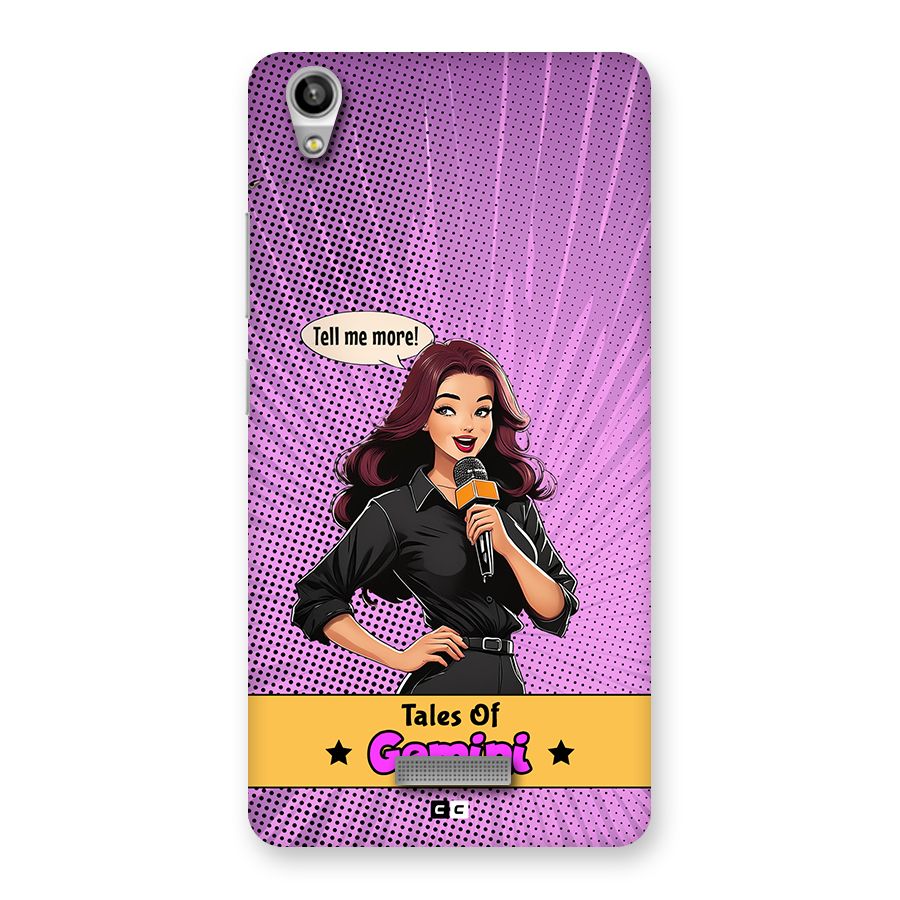 Tales Of Gemini Back Case for Lava Pixel V1