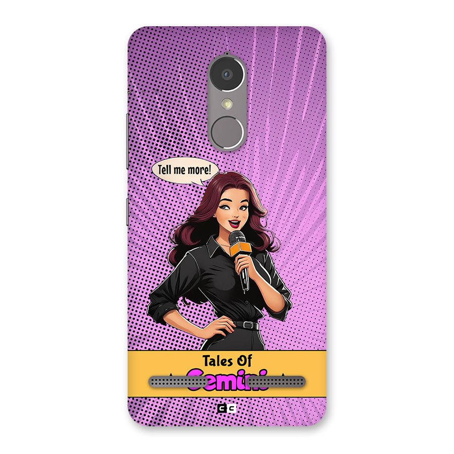 Tales Of Gemini Back Case for Lenovo K6